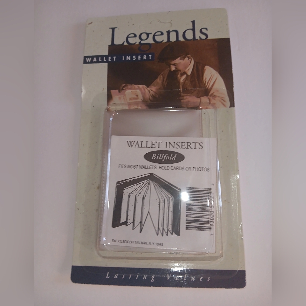 2 Legends Plastic Wallet Insert